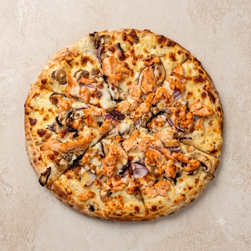 pizza salmone