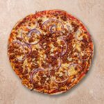 Pizza bolognese Bolognesesaus, look, ui.